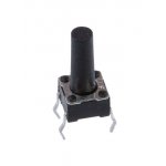 KAN0621-1301B010, кнопка тактовая 6х6 h=13мм (0613GHIM-130G-G)