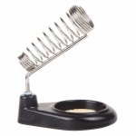 Подставка под паяльник REXANT, чугун, ниша круглая, губка (ZD-10J)