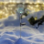 Светильник Добрый Санта RGB перелив с солнечной панелью и аккумулятором