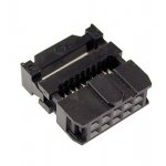 IDC-10F, гнездо на шлейф шаг 2.54мм (аналог DS1016-10MA2BB)
