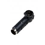 4-350, переход автоантенны шт "европа" - гн "азия" угловой пластик