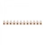 Клеммная колодка винтовая KВ-14 (6-14 мм²), ток 20A, пoлиэтилен белый (ЗВИ)  REXANT