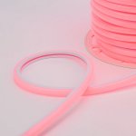 Гибкий неон SMD, форма – D (16х16 мм) красный, супер яркий (120 LED/м), 50 м (c комплектом подключения)