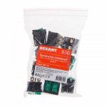 Выключатель клавишный 250V 6А (6с) ON-OFF зеленый с подсветкой ДВОЙНОЙ  Mini  (RWB-305)  REXANT