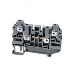 AVK4CC(серый), 325209 Клеммник 4-х выводной, 4 мм.кв.