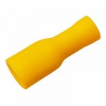 КЛЕММА ПЛОСКАЯ полностью изолированная гнездо - 6.6 мм 4-6мм² (РППи-м 6.0-(6.3) / FDFD5.5-250)  REXANT