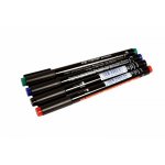Набор маркеров  E-140  permanent  0.3мм (для пленок и ПВХ) набор:черный,красный,зеленый,синий