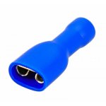 КЛЕММА ПЛОСКАЯ полностью изолированная гнездо - 6.6 мм 1.5-2.5мм² (РППи-м 2.5-(6.3) / FDFD2-250)  REXANT