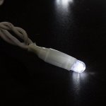 НИТЬ 10м (2 модуля x 5м), белый ПВХ, 100 LED Белые, соединяется, 24В (нужен трансформатор 531-100 или 104-127)