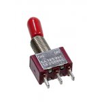 KNX-1-D1, тумблер ON-ON 3 контакта с колпачком SPDT (MTS-102)