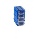 К5-П2 синий, кассетница 4 ячейки 12 секций 49х82х100мм