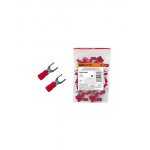 SQ0503-0003, наконечник вилочный М5 0.5-1.5мм красный (100шт) НВИ1.25-5