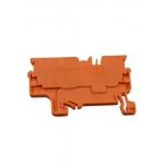 CX2.5/3O, Трехрядная клемма, зажим проводника до 2.5 мм.кв. 24A/1000V, (оранжевая) б аналог для 280-