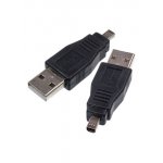 XYA050, USB-A вилка - miniUSB-B вилка 4pin переходник