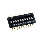 DSHP10-SSGET, DIP переключатель 10 поз. SMD 1.27мм