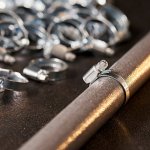 Хомут червячный 20-32 мм, (упак. 50 шт)  REXANT