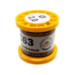 Припой ПОС63 ТР 2.0мм катушка 100г