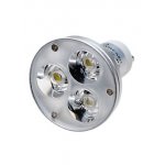 ECOSPOT GU10 A5-3x1W Warm, Св.диод.лампа 3W,цоколь GU10,(мощ.35W)