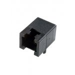 TJ4A-6P4C, розетка телеф. на плату тип 4A
