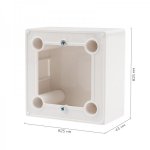 Бокс для накладного монтажа контроллера Nautilus эБК-01 REXANT