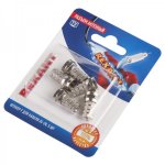 Разъем антенный на кабель, штекер F для кабеля 3C-2V, (5шт.)  REXANT