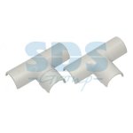 Тройник разборный ø32, серый IP40 (15 шт/уп)  (ПР)