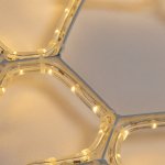 Фигура "Снежинка",  ТЕПЛЫЙ БЕЛЫЙ, 45*38 см