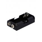 BH321-1B, батарейный отсек AAx2; 57x16x32мм с клипсами "под "Крону", открытый