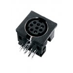 MDN-4FR, разъем MiniDIN гнездо на плату (L-KLS1-285A-04-B)