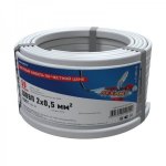 Провод ШВВП 2х0,5 мм², длина 50 метров, ГОСТ  REXANT      ( ТОП - 5 )