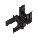 Крепеж-клипса для трубы ø 20 мм, черная (100 шт./уп.) REXANT