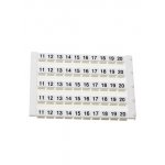 DY5 (11...20), 505021 Горизонтальная маркировка  (11...20) 1 пластина - 50 шт.