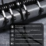 Стяжкa нейлоновая 400 x 7,6 мм, черная (упак. 100 шт)  REXANT