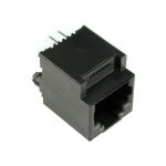 TJ5-6P4C, розетка телеф. на плату тип 5