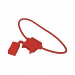 Держатель предохранителя типа стандарт прямоугольный  (FD-2840 RR)  красный  REXANT