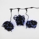 Клип лайт 24В, 3 нити по 20 м, свечение с динамикой, 399 LED Белые, не соединяется
