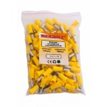 КЛЕММА ШТЕКЕРНАЯ изолированная штекер - 5мм 4-6мм² (РШи-п 6.0-5 / MPD5.5-195) желтый  REXANT