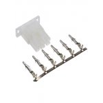 63080-6P (42021), корпус вилки 6 контактов MLX 6.35мм