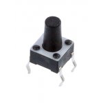 1-1825910-4, тактовая кнопка 6х6 h=9.5 мм (FSM8JH, 0695GHIM-130G)