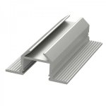 Алюминиевый профиль угловой накладной/врезной (длина 3м) для линеек шир до 10мм  цена за метр чайка