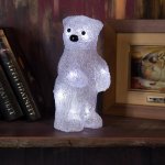 Акриловая светодиодная фигура "Медвежонок" 22 см, 4,5 В (3*ААА), 10 светодиодов