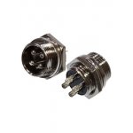 GX16-4B, разъем вилка блочная М16 4 контакта