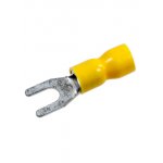 НВИ 6.0 4, наконечник вилочный изолированный под винт М4 на провод 2.5-6.0 (SG57633)