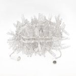 Гирлянда «Кластер» 10 м, прозрачный ПВХ IP65, 200 LED, белый, соединяется (нужен шнур питания 303-500/303-500-1)