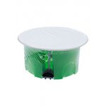 КР1202 КОРОБКА РАЗВЕТВИТ. Д/ПОЛЫХ СТЕН С КРЫШКОЙ ПЛАСТ. ЛАПКИ 86Х45