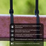 Стяжка нейлоновая 200 x 3,6 мм, черная (упак. 100 шт)  PROconnect