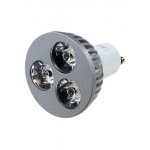 FEX106 GU10, 3x1W 220В лампа светодиодная, цвет белый