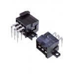 828801-2, Разъем на плату, позиций 6, Pin (Male)