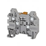 AVK2,5CCA (серый), 324939 Клеммник 4-х выводной с размыкателем, 2,5 мм.кв.