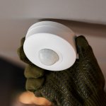 Датчик движения потолочный ДДП 01, 120°/360°,1200Вт,10-2000Лк, 6 м,10-420 сек REXANT